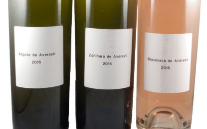 În avanpremieră, 3 vinuri de la Averești, din noua gamă exclusiv Horeca