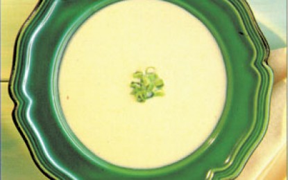 Velouté de pui cu ceapa verde