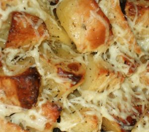 Cartofi noi gratinati