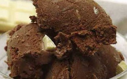 Înghețată de cacao cu ciocolată