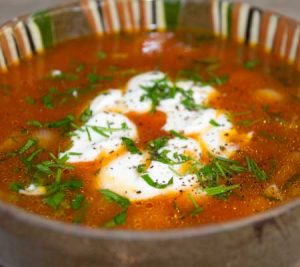 Supa de vita cu rosii