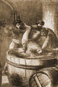 Duke of Clarence is drowned in a butt of Malmsey