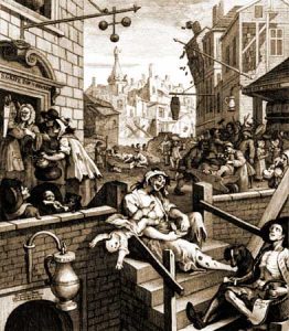 Hogarth Gin Lane