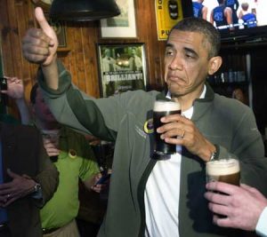 Obama bere