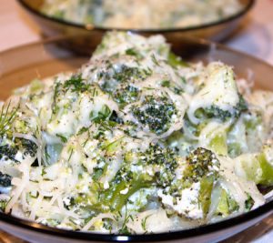 Paste cu brocoli și smântână