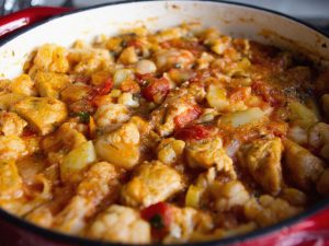 Mâncărică de purcel cu conopidă